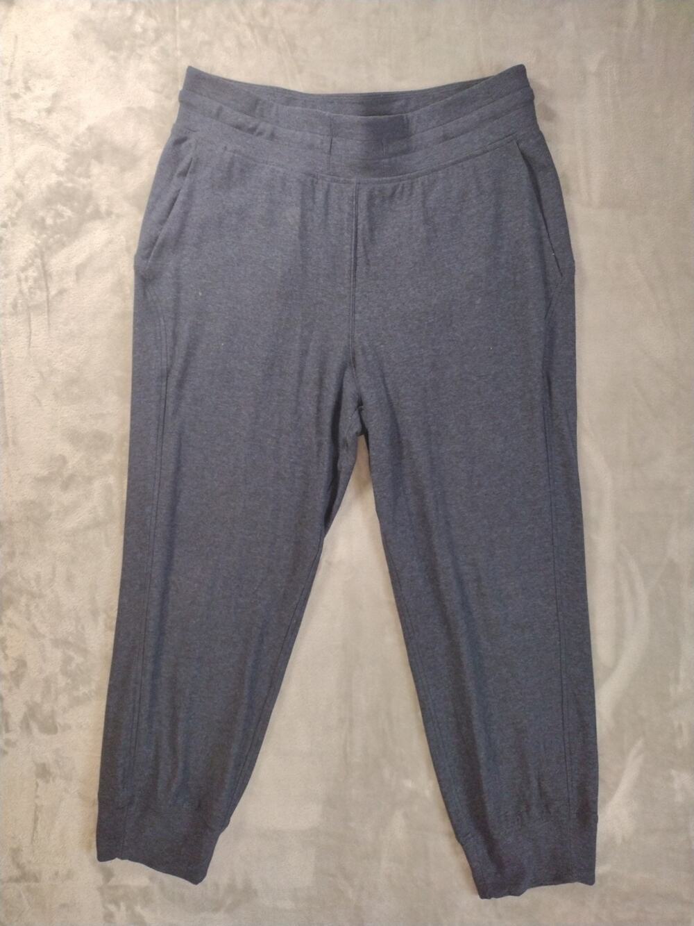 Lululemon Pants Women 10 Navy Blue LW68YMS Athleisure Jogger Gym Workout Yoga
